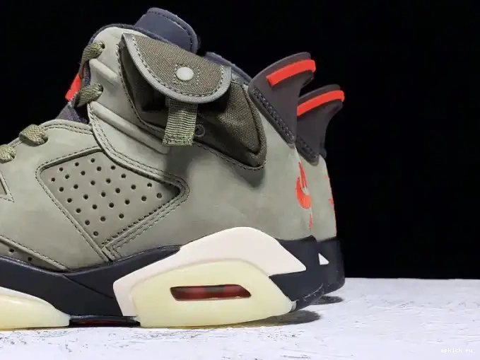 Rep Air Scott 6 x Travis Olive Medium CN1084-200 Jordan 0407